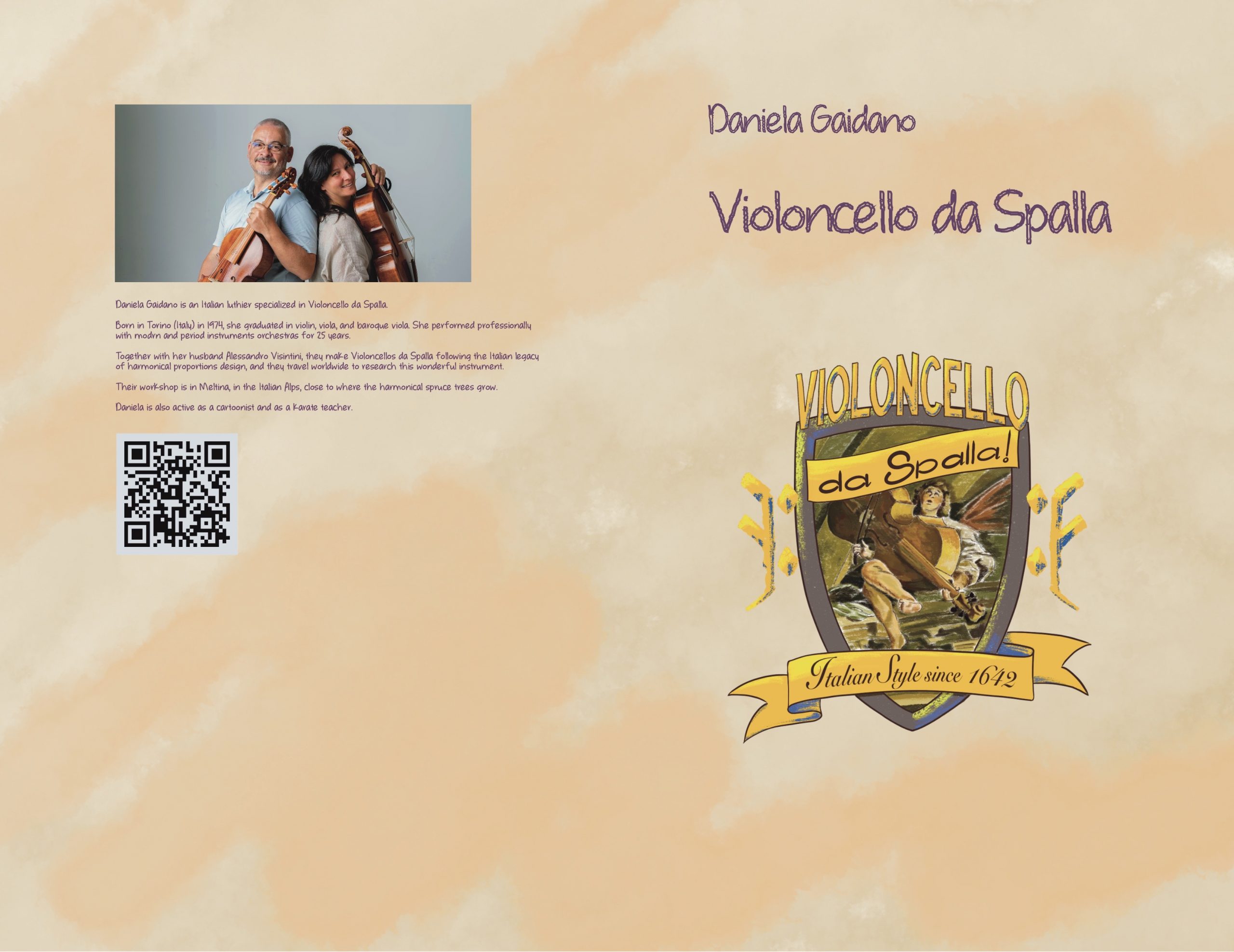 libro il violoncello da spalla di Daniela Gaidano e Alessandro Visintini 