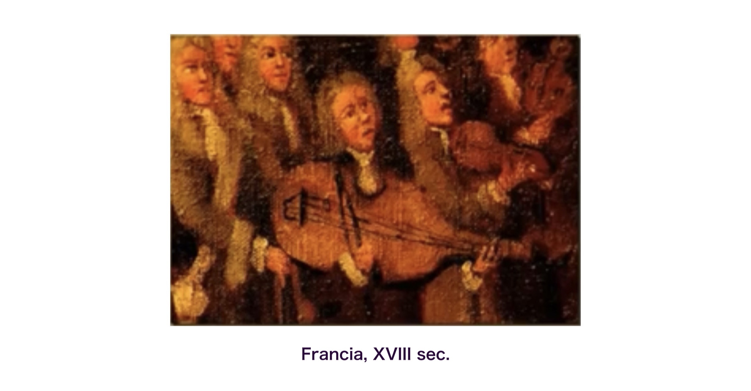 francia 18° secolo violoncello da spalla